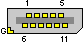 11 pin HTC ExtUSB jack connector layout