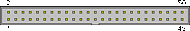 50 pin IDC male connector drawing