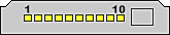 10 pin cell phone proprietary connector drawing