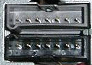 14 (2x7) pin Dodge, Chrysler, Jeep old proprietary photo and diagram