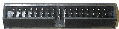 34 pin IDC male connector @ Pinouts.ru