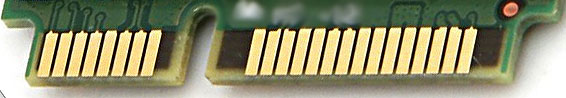 52 pin mini-PCIE edge pcb photo and diagram