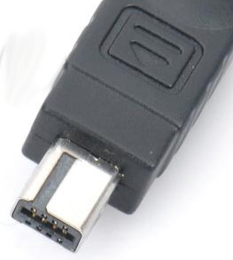 8 pin Nikon mini-USB proprietary photo and diagram