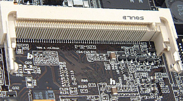 100 pin Mini-PCI Type I/II (Amp 353183-8) photo and diagram