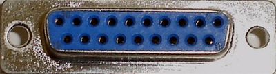 19 pin D-SUB female photo and diagram