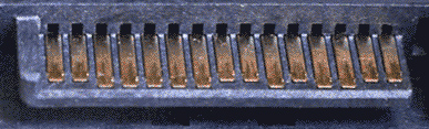 15 pin Molex 67582-0000 SATA plug photo and diagram