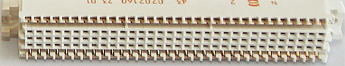 160 pin DIN 41612 (5x32) female photo and diagram